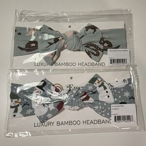New Emerson and Friends Girls Size 1 Headbands - Set of 2-Giddy up!andSnowpeople